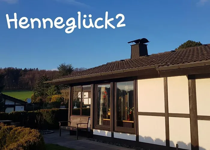 Henneglueck2 Mit Kamin Und Sauna!